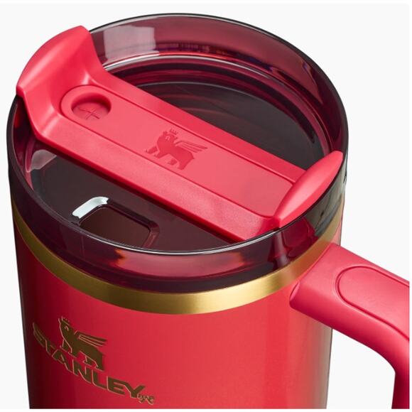 NEW Stanley The Quencher H2.0 Flowstate™ Tumbler | 40 OZ Scarlet Tinsel - Picture 3 of 11